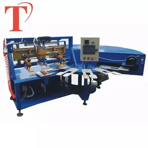 More accurate and high stability silicone rubber fabric silk screen printing socks machine