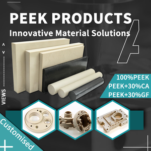 PEEK450 GF30 Plaque/Plaque/Planche/Barre en <span class=keywords><strong>PEEK</strong></span> Renforcée Remplie de Fibre de Verre Extrusion Continue 50mm - Product Image 6