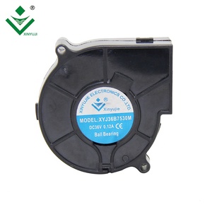 7530 Cao Cfm Tùy Chỉnh Nhỏ <span class=keywords><strong>Turbo</strong></span> Blower Im Lặng 5V 12V 24V 48V Tốc Độ Cao PWM RD FG DC Quạt Ly Tâm - Product Image 3