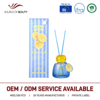 Diffuseur de parfum LOVALI HOME Sunny Lemon 100ml, parfum d'ambiance de luxe, arôme d'agrumes, senteur fraîche, vente en gros