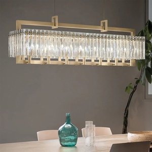 Lustre en cristal à 9 lumières, grand modèle, taillé et poli à la main, <span class=keywords><strong>suspension</strong></span> multi-ports, <span class=keywords><strong>luminaire</strong></span> suspendu en <span class=keywords><strong>grappe</strong></span> pour grand hall d'entrée - Product Image 5