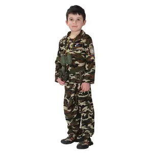 Boys Soldier Costume Military Uniform Suit Kids Army Costume DX-B005001