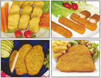 Machine de revêtement de traitement de crevettes à prix d'usine pour la transformation des aliments SFJ600 Pro