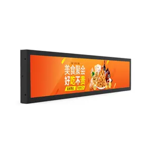 good price 2023 ht sale led advertising display supermarket shelf digital shelf led display for retail shop