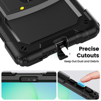 Étui en silicone antichute et antichoc pour tablette Samsung Galaxy Tab A9/A11 8,7 pouces avec béquille pliable