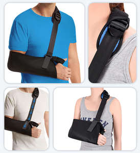 Attelle de bras en néoprène respirant pour physiothérapie, orthopédique, pour rééducation des fractures du coude et soutien des bras cassés - Product Image 6