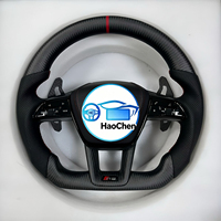 Volant en fibre de carbone avec affichage numérique LED du régime moteur, modifié haute performance pour les modèles Audi 8Y A3 S3 RS3 nouvelle génération