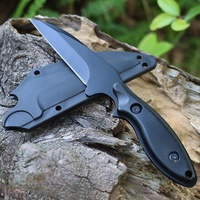 Couteau de survie extérieur intégré multifonctionnel avec étui Yangjiang K, modèle 07809, pour approvisionnement transfrontalier
