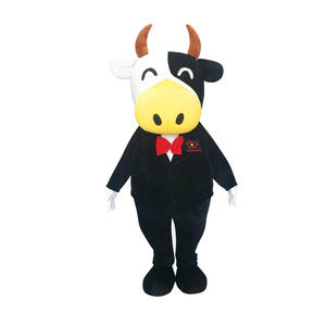 उहाँ कस्टम ब्रांड वयस्क गाय शुभंकर पोशाक लाल बैल खेल पशु नायक पार्टी के उपयोग के लिए क्लब लोगो के साथ - Product Image 6