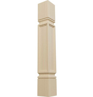 Prix d'usine, pièces d'escalier en bois sculpté, balustrades, rampes