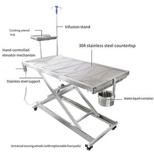유럽 애완 동물 고품질 및 저렴한 수의 수술대, 외과 클리닉 동물 수의학 장비 - Product Image 6