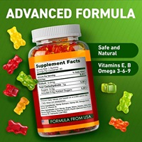 Grossiste OEM de bonbons au chanvre naturel de qualité supérieure 90 bonbons au goût frais fruités à l'huile de chanvre bonbons aux oursons pour la relaxation musculaire