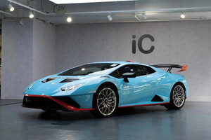 Nouveau kit carrosserie en fibre de carbone pour Lamborghini LP580, amélioration avec pare-chocs, jupes latérales, spoiler et capot de style STO - Product Image 4