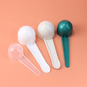 10g 20ml buğday samanı gıda kahve kaşığı Compostable biyobozunur çevre dostu ölçüm kaşık proteini - Product Image 5