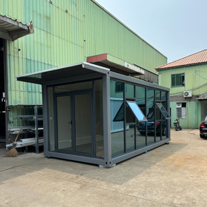 Nhà lắp ghép mô-đun thép DYCE3 đa chức năng, cửa an ninh đóng gói phẳng, nhà ở, văn phòng, biệt thự, quầy cà phê ngoài trời, quán bar - Product Image 1