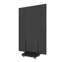 Layar Poster LED Digital Portabel, Panel Pemutar Iklan Pintar dengan Stand Lantai untuk Signage Toko Ritel dan Pusat Perbelanjaan