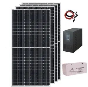 태양 전지 패널 paneles solares 5000 와트 5000 와트 태양 전지 패널 5kw 홈