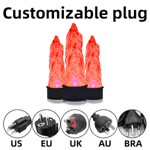 SHTX Spot Shipping exterior e interior <span class=keywords><strong>artificial</strong></span> pequeña luz <span class=keywords><strong>de</strong></span> llama <span class=keywords><strong>de</strong></span> <span class=keywords><strong>fuego</strong></span> falso para boda 3D LED seda Llama luz lámpara antorcha decore - Product Image 5