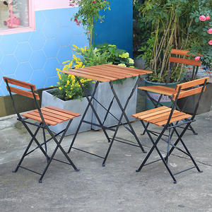 Balcon <span class=keywords><strong>Petite</strong></span> <span class=keywords><strong>table</strong></span> et ensemble <span class=keywords><strong>de</strong></span> chaises Cour extérieure Loisirs <span class=keywords><strong>Terrasse</strong></span> <span class=keywords><strong>Table</strong></span> basse <span class=keywords><strong>pliante</strong></span> extérieure et combinaison <span class=keywords><strong>de</strong></span> chaises - Product Image 1