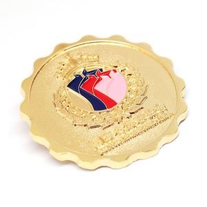 Shield Design Custom Award Golden Metal School Leadership <b>Magnet</b> Badge Custom Pin for Souvenir - Product Image 4