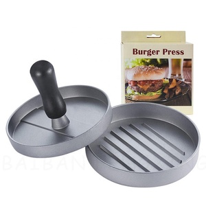 Nhôm Burger Báo Chí không dính bánh hamburger Báo Chí patty <span class=keywords><strong>Maker</strong></span> khuôn cho BBQ nướng thịt nướng - Product Image 2