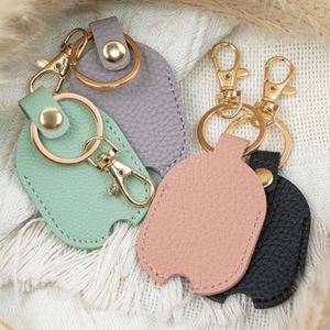 Unisex Durable PULeather <b>Key</b> <b>Ring</b> <b>Key</b> Protector Car <b>Key</b> Cover Sleeve Keychain Charm <b>Bag</b> Car Pendant - Product Image 2