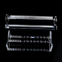 Bac en verre de quartz pour la fabrication de semi-conducteurs, anti-corrosion, haute température, transparent, 400 mailles, rainurage personnalisé