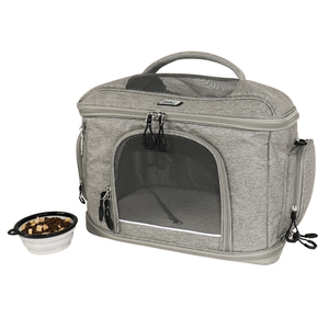 Foldable Pet Bed Carrier, Large Side Zip Breathable Handbag, Anti-Stress Durable Tote Strong Load Capacity - Product Image 4