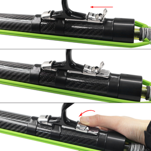 Piaoyu Versión Extendida Tirachinas de <span class=keywords><strong>Pesca</strong></span> con Fibra de Carbono y Varilla de Unión para Tiro de Largo Alcance al Aire Libre - Product Image 4