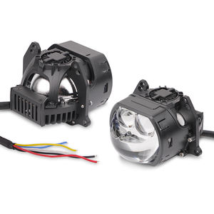 12V de alta potencia blanco brillante faros de coche 3,0 doble láser LED proyector lente 130W 3 pulgadas matriz láser <span class=keywords><strong>Bi</strong></span> lente 6000K - Product Image 6