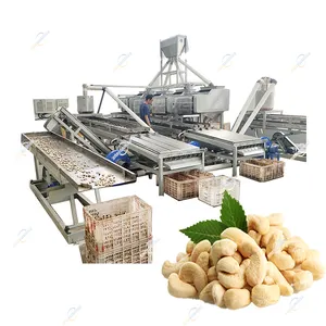 South Africa Tanzania Commercial Equipment Raw Organic Sheller Cracking Breaking Cashew Nut Shelling Machine