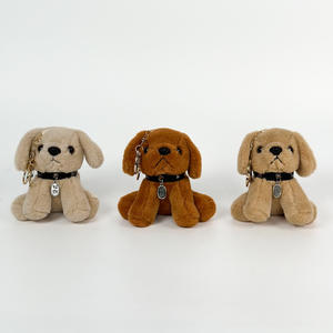 Su misura 10cm grigio gatto peluche animale portachiavi borsa appesa ornamenti bambola macchina bambola peluche all'ingrosso - Product Image 2