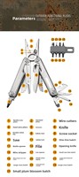 Mini ensemble multifonctionnel pour l'extérieur EDC Ciseaux industriels détachables pour le bricolage Couteau pliant d'urgence Multi-Use Multi-Tools for