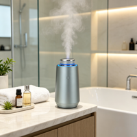 Diffuseur d'arômes portable et écologique sans eau, à deux liquides, avec lumière LED Type-C, pour rafraîchir l'air de la chambre et de l'hôtel