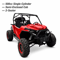Hooleox Dual Seat Automatic 4x4 Off-Road SSV 500cc Moteur 4 temps Essence/Diesel 75-100Km/h