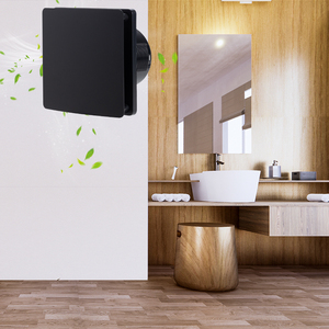 Ventilateur d'extraction mural électrique puissant à roulement à billes en plastique, personnalisable OEM/ODM - Product Image 1