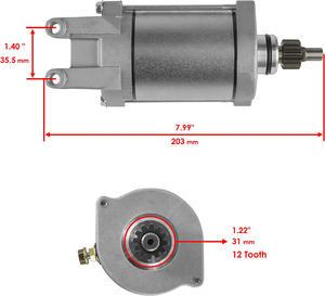 Démarreur pour <span class=keywords><strong>moto</strong></span> Honda Yamaha <span class=keywords><strong>Suzuki</strong></span> ATV UTV 31200-003-0000 3090188 200CC 500CC - Product Image 5