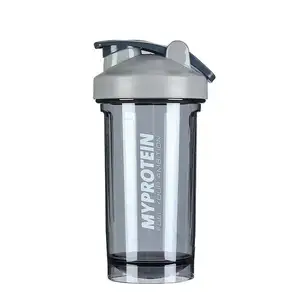 Wholesale Price BPA Free 500ml Classic Workout Clear Plastic Protein Shaker Water Bottle For GYM Fitness Sport Shakers Cup