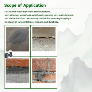 AJIELIAN Peinture en poudre pour sols en béton à solidification rapide, garantie 1 an pour la rénovation des routes, toitures et sols anciens - Product Image 3
