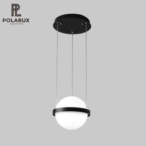 Lámpara de suspensión de <span class=keywords><strong>Palma</strong></span> con bola de cristal blanca, globo de lujo creativo y moderno, luz colgante para el hogar, oficina, restaurante, M-0206 - Product Image 1