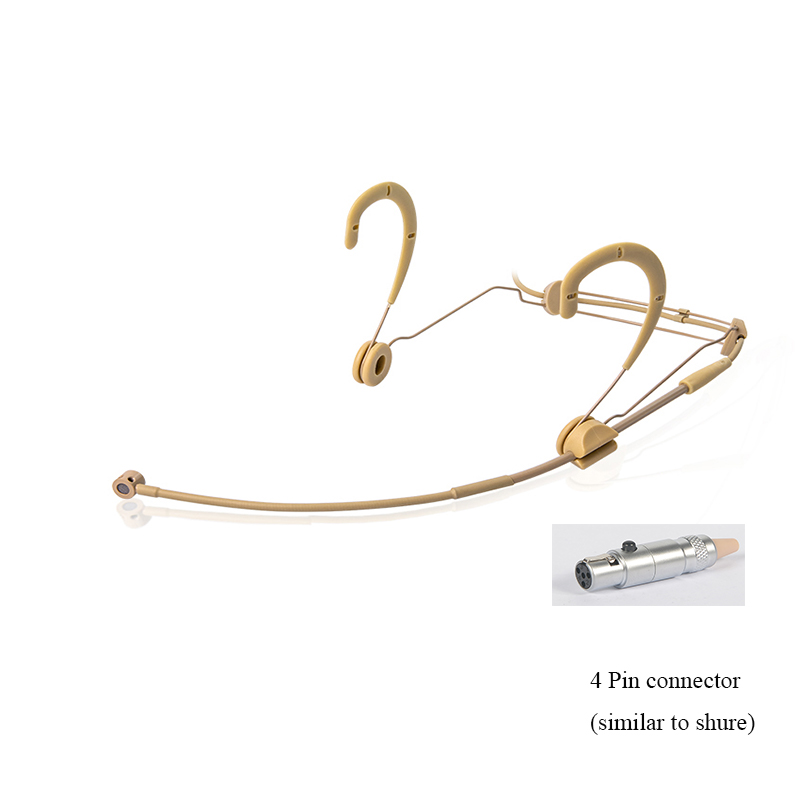 Shure de 4 pines beige