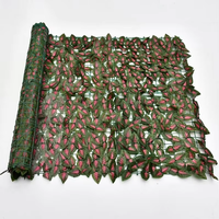 Clôture extérieure durable de type feuille de pêcher 1M x 4M, herbe artificielle en plastique vert, résistante aux UV, ignifuge, respectueuse de l'environnement