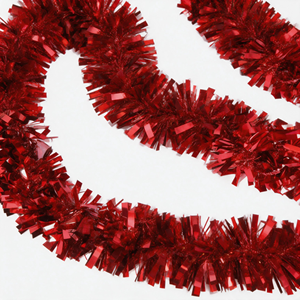 Ruban imprimé en plastique durable personnalisé, rayures gaufrées bicolores, 200 cm x 9 cm de largeur, décorations de Noël, fêtes - Product Image 1