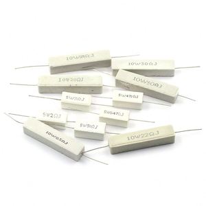 SQP zement widerstand 5W 10W 0.25R 15R 33R 55R 140R 300R 5 widerstand keramik