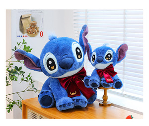 Xh Wholesale Super Soft Doll Plush Keychain Embroidered <strong>Lilo</strong> <strong>Stitched</strong> Sea Animal Stuffed Animal Pillow Comforter for Birthday - Product Image 5