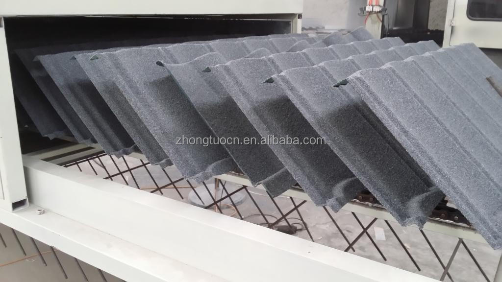 Color steel stone coated roofing tile making machine metal tile machine in China