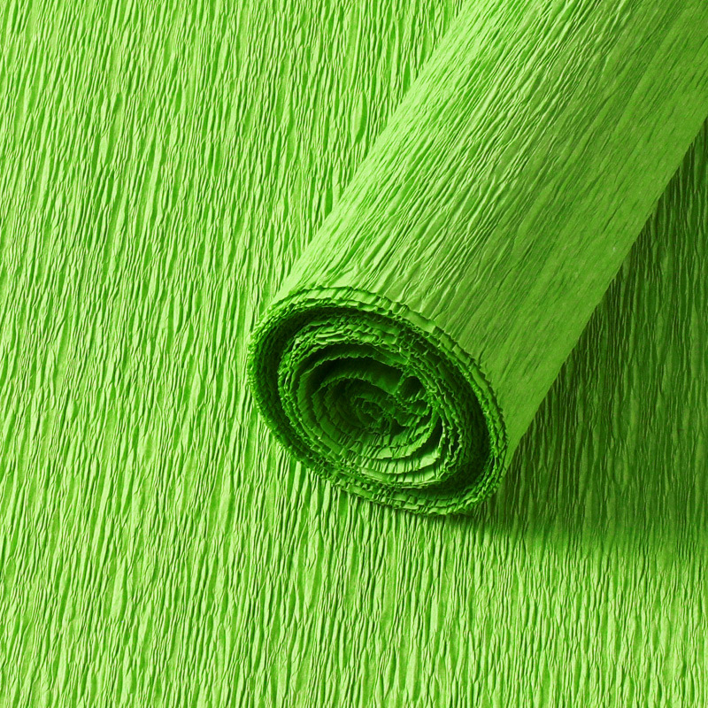 papel crepé verde esmeralda