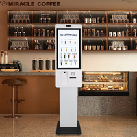 Kiosque tactile Offres Spéciales de 21/22/23 pouces haut de gamme pour le système de commande automatique de point de vente de café de restaurant de bar pour le paiement
