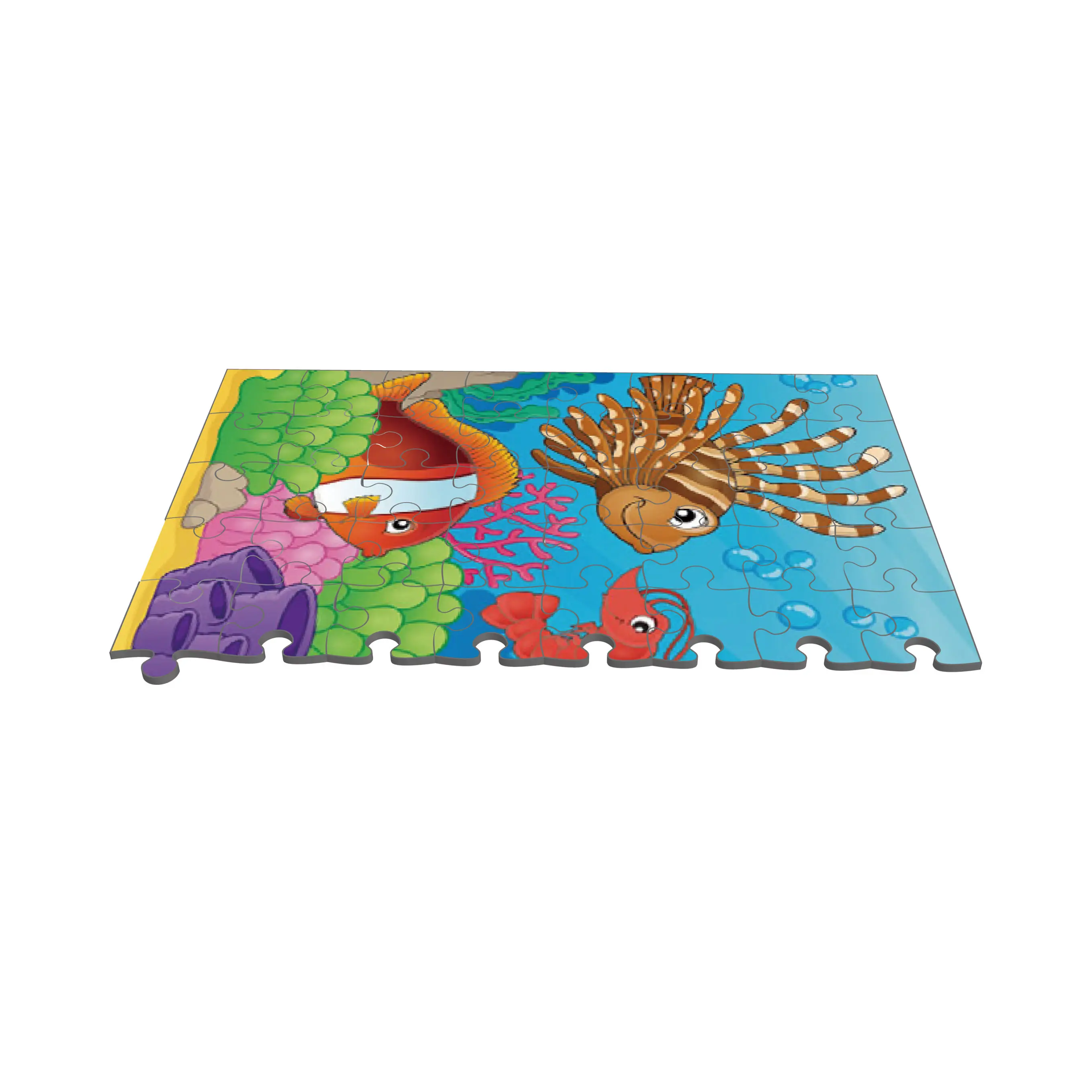 Fabbrica personalizzato Design personalizzato e LOGO per bambini cartone animato mare girandola puzzle giocattolo educativo
