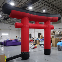Arche gonflable Torii rouge de la culture japonaise pour les fêtes